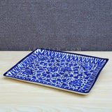 Ceramics Serina Blue Flat Dish