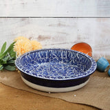 Serina Blue Large Fruit Bowl