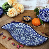 Ceramics Serina Blue Leaf Dish