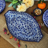 Ceramics Serina Blue Oval Serving Dish