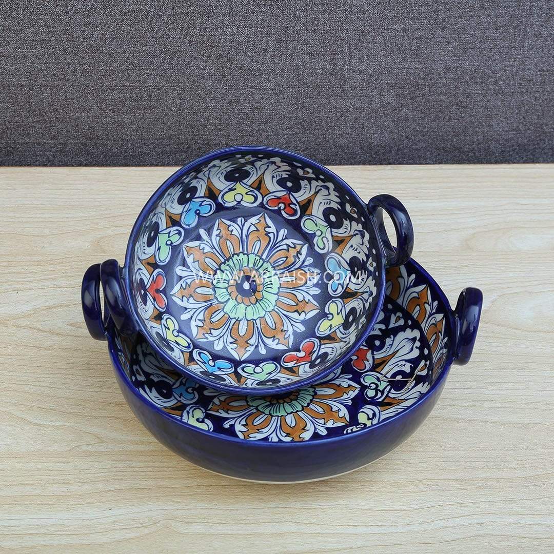 Ceramics Tranquility Ceramic Karahi - Set of 2