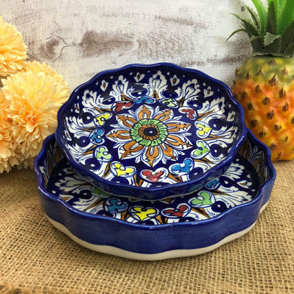 Ceramics Tranquility Round Serving Dish - Set of 2