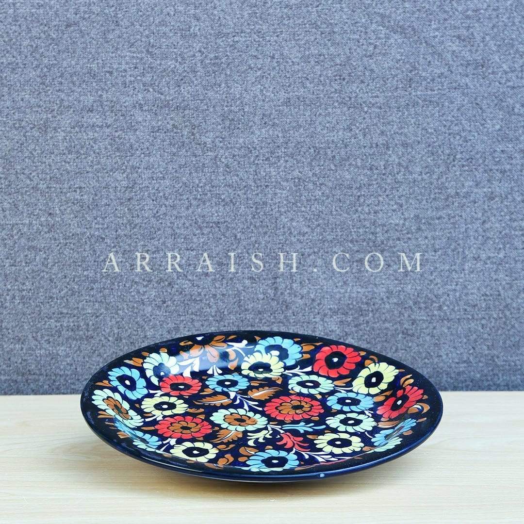 Plates & Platters Arraish Ceramics - Jungle Flowers Dinner Plate