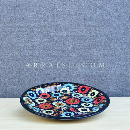 Plates & Platters Arraish Ceramics - Jungle Flowers Dinner Plate