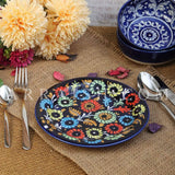Plates & Platters Arraish Ceramics - Jungle Flowers Dinner Plate